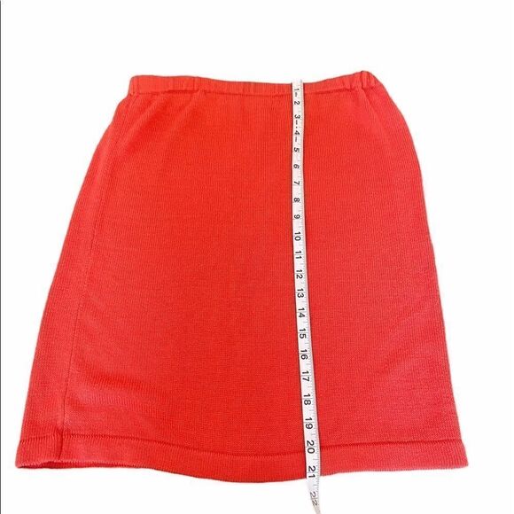 JACLYN SMITH Coral Knit Elastic Waist Skirt L - Picture 5 of 9